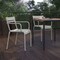 Flash Furniture Silver All-Weather Steel Dining Chair, 4PK 4-XU-CH-10318-ARM-SIL-GG - alternate 3