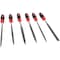 Performance Tool 17 pc. Multipurpose File Set, T12 Steel, 6 in. & 8 in. Files, Handles W7549 - alternate 2