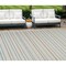 Homeroots 8' X 10' Cream and Beige Striped Distressed Indoor Outdoor Area Rug 558727 - alternate 2