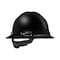 Malta Dynamics Full Brim Hard Hat, Polyethylene, 4 Point Ratchet, Type 1, Class E and G, Black HHBLK2004 - alternate 1