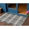Homeroots 3' X 5' Black Gray And Brown Plaid Washable Indoor Outdoor Area Rug 597541 - alternate 1