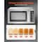 Vevor Countertop Microwave Oven Commercial Microwave 0.9 cubic-ft 1000W Lock T25PXS25-A0C - alternate 2