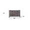 Homeroots 58" Gray Solid and Manufactured Wood Six Drawer Double Dresser 478651 - alternate 2