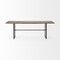 Homeroots 84" Brown Solid Wood Sled Base Dining Table 380468 - alternate 1
