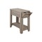 Homeroots 23" Taupe Wood End Table With Shelf 333086 - alternate 2
