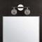 Jonathan Y Maeve 13" 2-Light Iron/Glass Contemporary Glam LED Vanity Light, Chrome JYL7535A - alternate 3