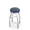 Holland Bar Stool Co 25" Chrome Florida Swivel Bar Stool, Accent Ring L8C3C25FlorUn - alternate 1