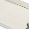 Homeroots 19in Silver Stainless Steel Serving Tray With Horn Handles 388898 - alternate 3