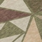 Homeroots 8' Olive Green Ivory And Burgundy Round Geometric Washable Indoor Outdoor Area Rug 600386 - alternate 2