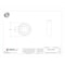 Tritan Radial Ball Bearing, 6201 Industry Number, Double Sealed, 12 mm Dia, Alloy Steel 6201 2RS/C3 PRX - alternate 2