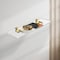 Fab Glass And Mirror Acrylic Shelf 6 x 11.5inces Bronze Bracket 3/4in Thickness Acrylic Pack of 2 AS19CC-6x11BR2P - alternate 2