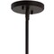 Jonathan Y Watts 10.5" 1-Light Mid-Century Modern Iron/Glass LED Pendant, Oil Rubbed Bronze/Clear JYL6400B - alternate 2