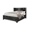 Homeroots Solid Wood Full Gray Eight Drawers Bed 383796 - alternate 2