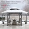 Sunjoy Ashland Hexagonal Gazebo, 18' x 18' A102009720 - alternate 2