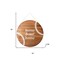 Homeroots Set of Two Brown And White Home Sweet Home Wood Wall Decor, 2PK 636032 - alternate 2