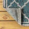 Jonathan Y Trebol Moroccan Trellis Textured Weave Teal/Gray 2 ft. x 8 ft. Indoor/Outdoor Runner Rug SMB109E-28 - alternate 2