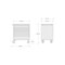 Tekton Rolling Tool Cabinet, 7 Drawer, Red, Steel, 36 in W x 27 in D x 41-1/2 in H OCL33200STM - alternate 2