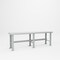 Pucel F Series Steel Top Workbench, 96 in W x 32.5 in H x 24 in D, Light Blue F-2496 - alternate 1