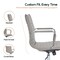 Leisuremod Harris Faux Leather Office Chair, Tan HO19TL - alternate 2