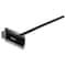 Carlisle Foodservice Sparta Broiler Master Grill Brush and Scraper with Handle, Metal Bristles, 30.5" Black Wood Handle 4029000 - alternate 1