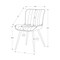 Monarch Specialties Dining Chair 33"H, Set of 2, Upholstered, Grey Leather Look, Black Metal, Contemporary I 1131 - alternate 3