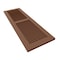 Ekena Millwork True Fit PVC, Two Equal Louver Shutters, Burnt Toffee, 15W x 44H, PR TFP101LVF15X044BT - alternate 3
