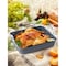 Black & Decker Large Turkey Roasting Pan with Rack, 0.8mm Carbon Steel Baking Pan BDK400B - alternate 2
