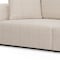 Homeroots 113" Cream Fabric Sofa And Toss Pillows 607318 - alternate 3