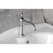 Kingston Brass One-Handle Single-Hole Bathroom Faucet with Push Pop-Up Drain, Polished Chrome KS3541RNK - alternate 2