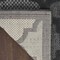 Homeroots 9' Charcoal And Black Square Trellis Indoor Outdoor Area Rug 545217 - alternate 2