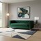 Homeroots 84" Hunter Green Velvet Manufactured Wood Sofa 543945 - alternate 2