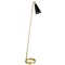 Homeroots 62" Black Reading Floor Lamp With Black Cone Shade 523585 - alternate 1