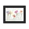 Homeroots Live Life in Full Color Tulips Black Framed Print Wall Art 529723 - alternate 1