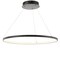 Jonathan Y Brice 23.75" Modern Contemporary Metal Round Integrated LED Pendant, Matte Black JYL7203A - alternate 4