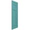 Ekena Millwork True Fit PVC San Juan Capistrano Mission Style Fixed Mount Shutters, Pure Turquoise, 12W x 42H, PR TFP001SJ12X042PT - alternate 3