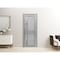 Sartodoors Solid French Door 24 x 84in, Light Grey Oak W/ Frosted Glass, Single Regular Panel Frame Trims Handle VEREGIO7288ID-OAK-2484 - alternate 4