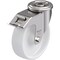 Zoro Select Kingpin Swivel Cstr, Nyln, 5 in, 330 lb, Wht LEXR-PO 125XR-FI - alternate 1