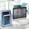 Acrimet Vertical Triple File Folder Holder Organizer, File Sorter (Plastic) (Clear Blue Color) 864.2 - alternate 2