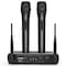 Pyle Pyle Channel Microphone System, Dual Frequency Wireless, 2 Mics, Receiver, for PA/Karaoke PDWM2135 - alternate 1