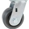 Vestil Rubber Swivel Caster 4 In. Diameter x 2 In. Width 551 Lb. Capacity Dark Gray/Gold CST-KSM-4X2MR-S - alternate 2