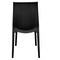 Leisuremod Kent Outdoor Dining Side Chair, Black KC19BL - alternate 2