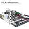 Siig ADDS THREE USB-A PORTS AND ONE GIGABIT ETHERNET PORT TO YOUR PCIE 2.0 ENABLED DE LB-US0614-S1 - alternate 1