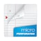Tops Wide Rule 1-subject Spiral Notebook - 100 Sheets - Wire Bound - 10 1/2in x 8in Sheet Size - 0.25in 65031 - alternate 2