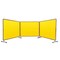 Vevor Welding Screen with Frame 3 Panel 6' x 8' Welding Curtain Screen 12 Wheels XU-2318 - alternate 1