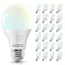 Luxrite A19 LED Light Bulb 60 Watt Equivalent, CRI90, 5CCT Selectable 2700K 3000K 3500K 4000K, 24PK LR21476 - alternate 1