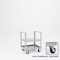 Pucel Double End Push Handle Truck, 24 in. W x 30 in. L x 36 in H, Gray 24-TRE-30P - alternate 1