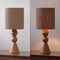 Jonathan Y Orbic Taper 23.5" Rustic Cottage Resin/Metal LED Table Lamp with Paper Rope Shade, Brown Wood Finish JYL9202A - alternate 2