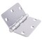 Global Door Controls 3.5 in. x 3.5 in. Brushed Chrome Full Mortise Residential Squared Hinge with Removable Pin, PK2 CP3535-R-26D-M - alternate 2