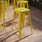 Flash Furniture 30" High Backless Distressed Yellow Metal Barstool ET-BT3503-30-YL-GG - alternate 1