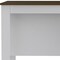 Homeroots White and Brown 41in Kitchen Island With Storage 477873 - alternate 2